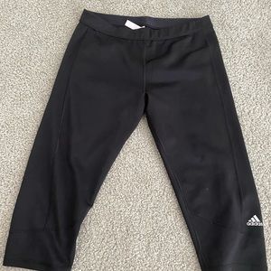 XL black adidas capri leggings